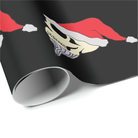 Zwarte kerstcadeaus met kerstcadeautjes met kerstm cadeaupapier (Rol Hoek)