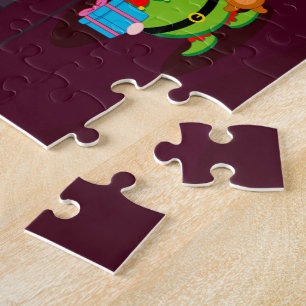Zwarte kerstcadeaus voor kerstcadeaus, legpuzzel