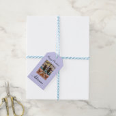 Zwarte kerstcadeaus voor kerstcadeautjes cadeaulabel (Met Touw)