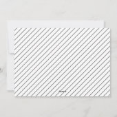 Zwarte Kerstkaart Script Familie Foto Collage (Achterkant)