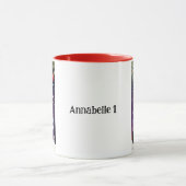 Zwarte Kerstkat in Blue Cape Mok (Midden)