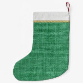 Zwarte kerstkerst kleine kerstsok (Achterkant)