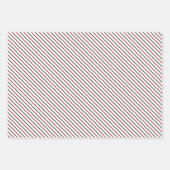 Zwarte kerstman inpakpapier vel (Voorkant 3)