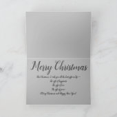 Zwarte Kerstman Kaart Afro-Amerikaanse Xmas (Binnen)