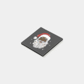 Zwarte Kerstman Kerstmis Zwarte Geschiedenis Kerst Post-it® Notes (Schuin)