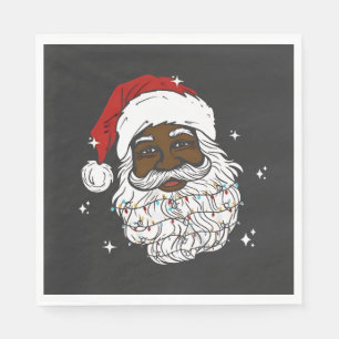 Zwarte Kerstman Kerstmis Zwarte Geschiedenis Kerst Servet