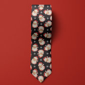 Zwarte Kerstman Kerstmissneeuwvlok Vakantie Stropdas