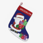 Zwarte Kerstman Kleine Kerstsok (Voorkant (Hangend))