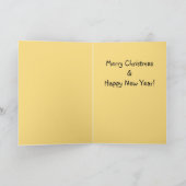 Zwarte Kerstman met cadeaus Feestdagen Kaart (Binnen)