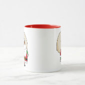 Zwarte kerstman met Speelgoed zak Mok (Midden)