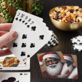 Zwarte Kerstman Speelkaarten | Poker, Schoppen Kaa (Insitu)