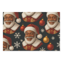 Zwarte Kerstman Vellen