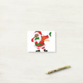 zwarte kerstmanvis post-it® notes (Op bureau)