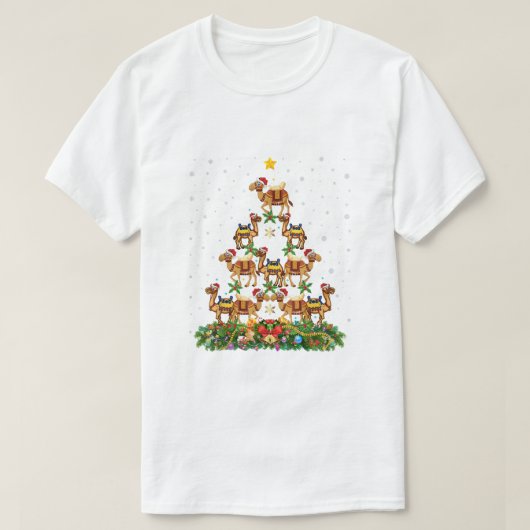 Zwarte Kerstmis Afro-Amerikaanse Kerstman T-shirt (Design voorkant)