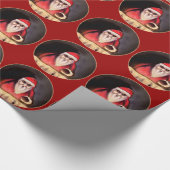 Zwarte Kerstmis: De kerstman is hier Cadeaupapier (Hoek)