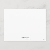 ZWARTE KERSTMIS FEESTDAGENKAART (Achterkant)