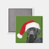 Zwarte Kerstmis Magneet (Voorkant / Achterkant)