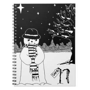 Zwarte Kerstmis Notitieboek
