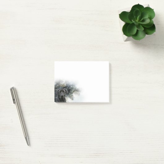 Zwarte Kerstmis Post-it® Notes (Kantoor)