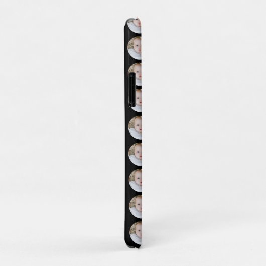 Zwarte Kerstmis Verjaardag Gepersonaliseerde foto Case-Mate iPhone Case (Achterkant/rechts)