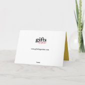 Zwarte Kerstvlieg in het vliegtuig Feestdagen Kaart (Achterkant)