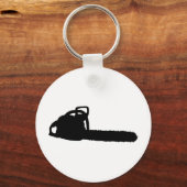 zwarte kettingzaag sleutelhanger (Voorkant)