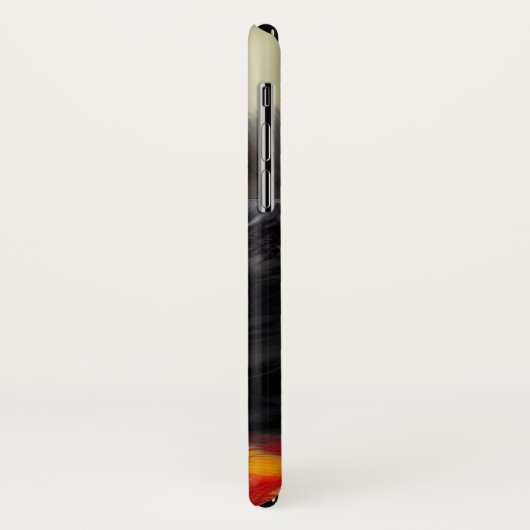 zwarte keuken met rode ventilatorbak Case-Mate iPhone case (Achterkant/links)