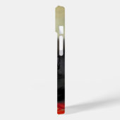  zwarte keuken met rode ventilatorbak Case-Mate iPhone case (Achterkant / Links)