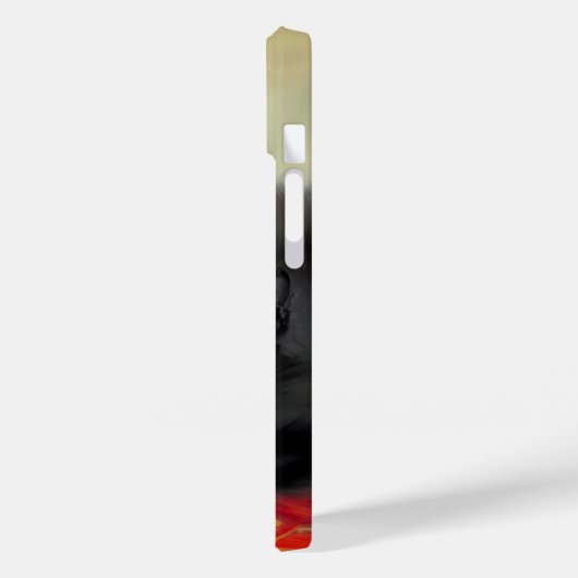  zwarte keuken met rode ventilatorbak Case-Mate iPhone case (Achterkant / Links)