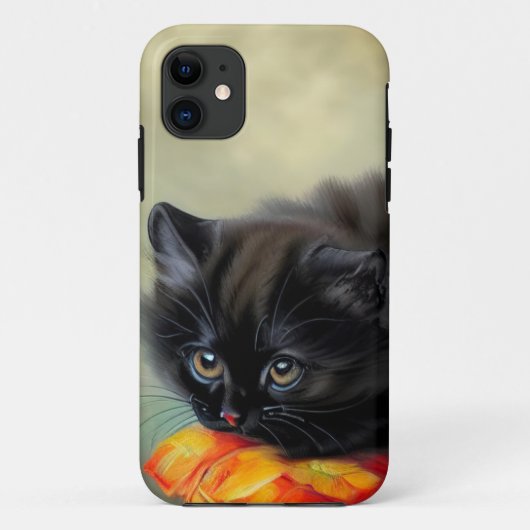  zwarte keuken met rode ventilatorbak Case-Mate iPhone case (Achterkant)