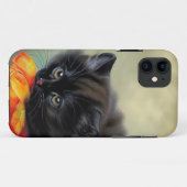  zwarte keuken met rode ventilatorbak Case-Mate iPhone case (Achterkant (horizontaal))
