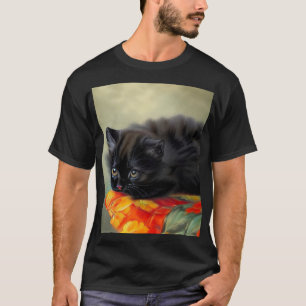 zwarte keuken met rode ventilatorbak t-shirt