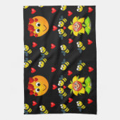 Zwarte keukenhanddoek voor decoratief gebruik (Verticaal)