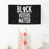 zwarte kiezers zijn belangrijk spandoek (Insitu)