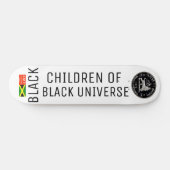 ZWARTE KINDEREN UNIVERSE Skateboard (Horizontaal)