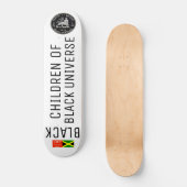 ZWARTE KINDEREN UNIVERSE Skateboard (Voorkant)