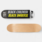 ZWARTE KINDEREN ZWART UNIVERSUM Skateboard (Horizontaal)