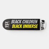 ZWARTE KINDEREN ZWART UNIVERSUM Skateboard (Horizontaal)