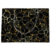 Zwarte Kintsugi Goudader Groot Cadeauzakje (Voorkant)