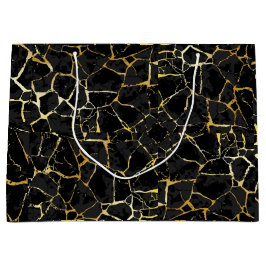 Zwarte Kintsugi Goudader  Groot Cadeauzakje
