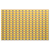 Zwarte Kip Op Goudgeel, Stof (Yard (91,4 cm))