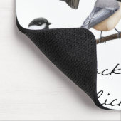  zwarte kippen Mousepad Muismat (Hoek)