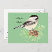 Zwarte kippen - Vogel - Natuur Briefkaart (Voorkant / Achterkant)