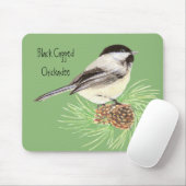 Zwarte kippen - Vogel - Natuur Muismat (Met muis)