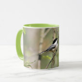 Zwarte Kipper op een filiaal Mok (Voorkant links)