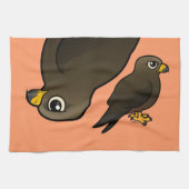 Zwarte Kite Theedoek (Horizontaal)