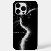 Zwarte kitten "Aurophile" Case-Mate iPhone Case (Achterkant)