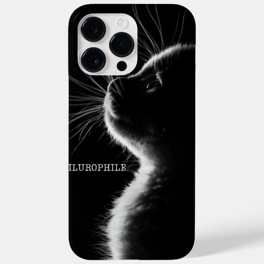 Zwarte kitten "Aurophile" Case-Mate iPhone Case (Achterkant)