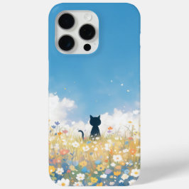 Zwarte Kitten Droomdag iPhone 15 Pro Max Hoesje