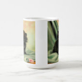  zwarte Kitten-illustratie Koffiemok (Center)